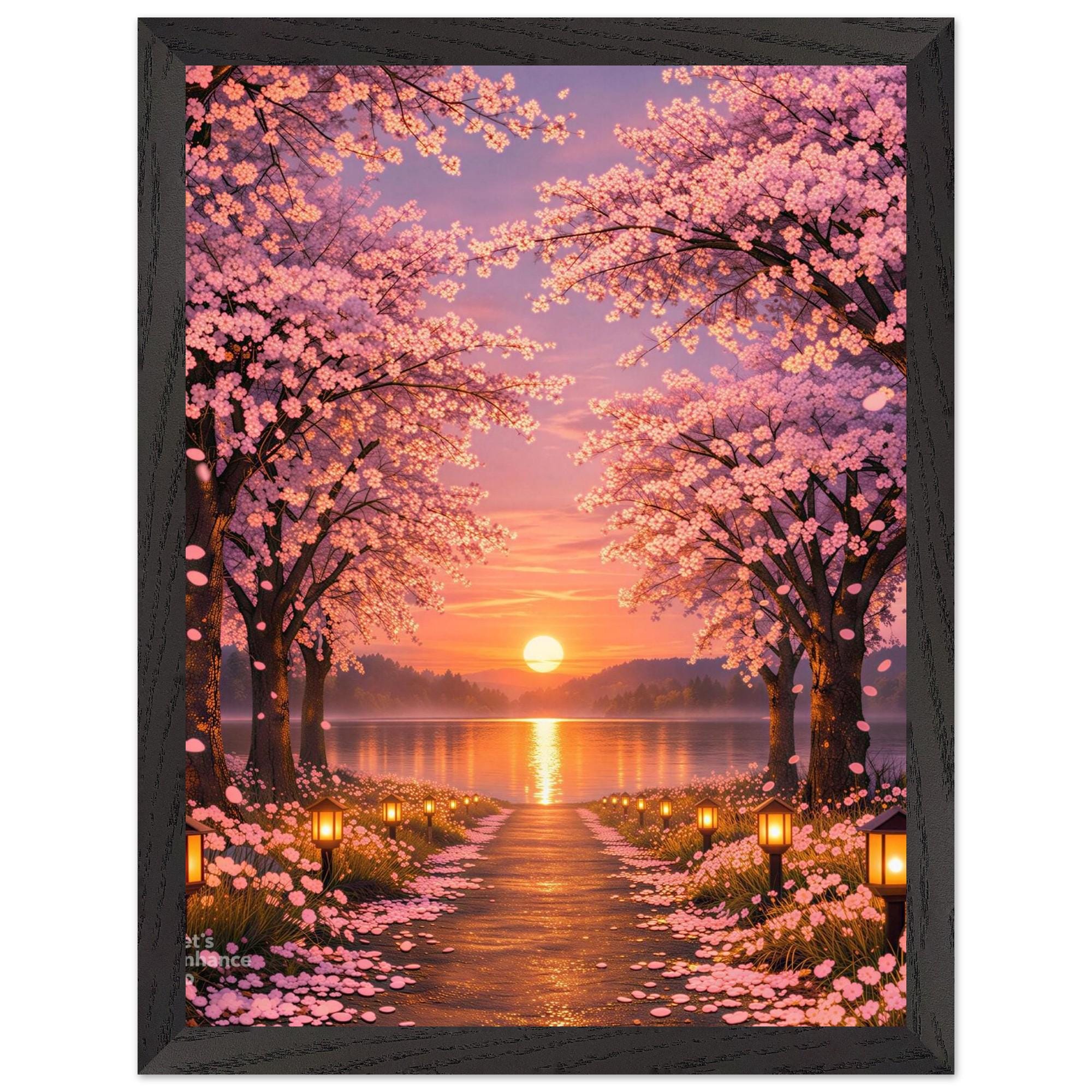 Premium Wooden Framed Poster With Premium Matte Paper