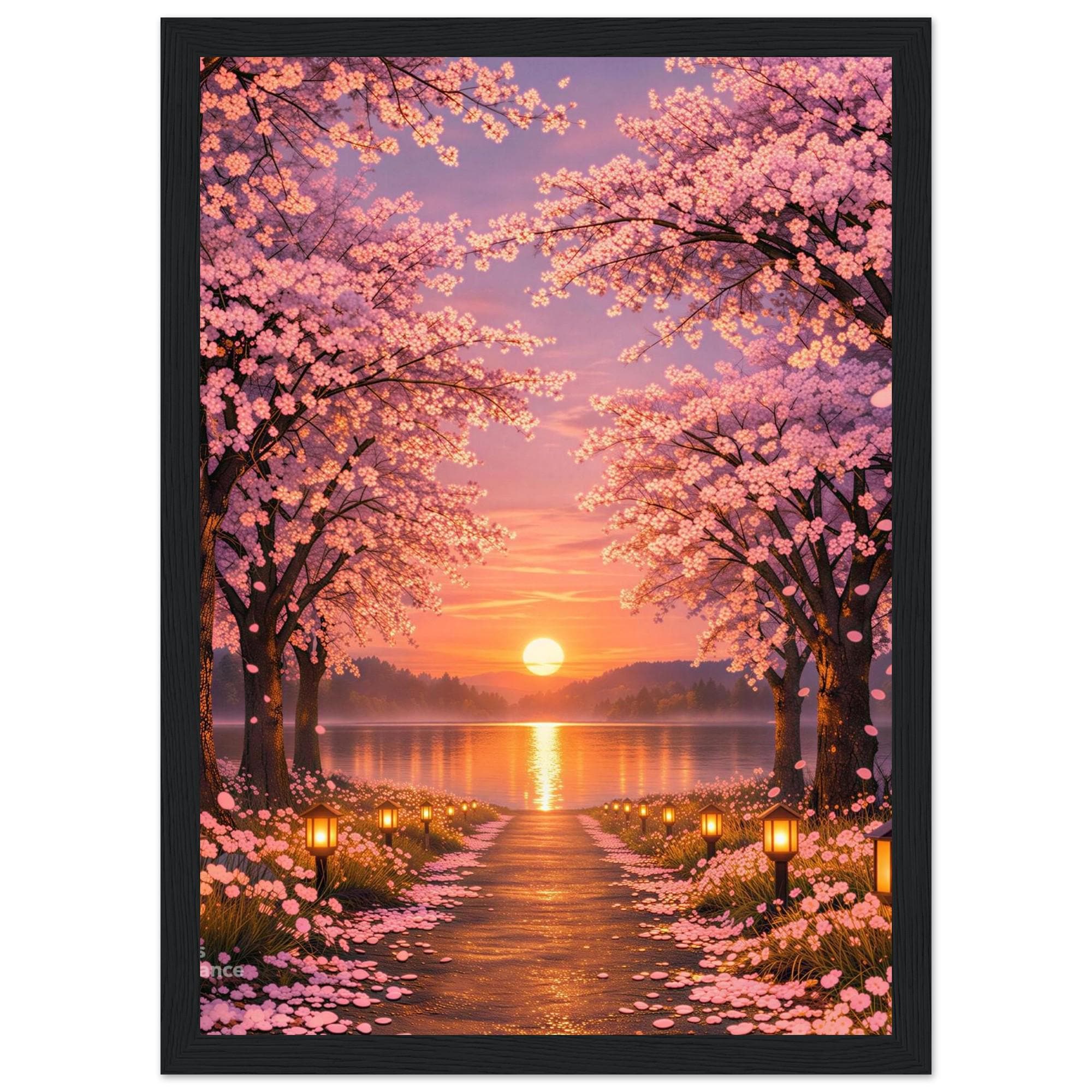 Premium Matte Paper Wooden Framed Poster