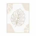 Monstera leaf print art download