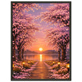 Classic Semi-Glossy Paper Metal Framed Poster